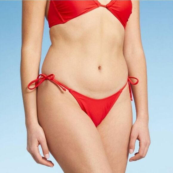 NWT High Leg String Bikini Panty SzLarge - Picture 1 of 5